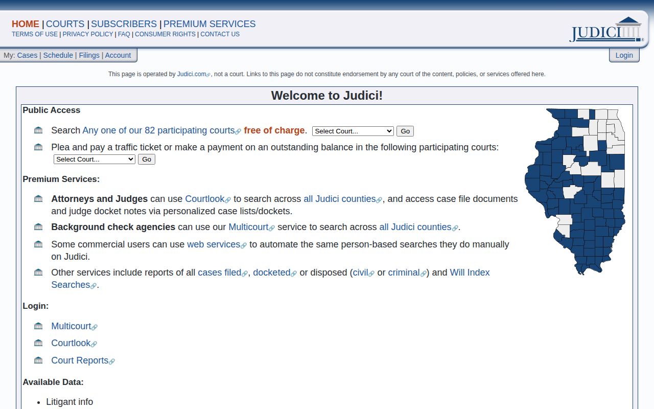Judici court search for Stark County arrest cases
